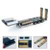 LESU 1/14 RC Metal Trailer Hydraulic Lifting Tailboard for Remote Control Tractor Truck Car Vehicle with Light System Pump ESC 1