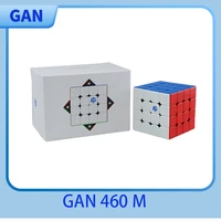 【JudyCube】GAN 460 M Magnetic 4x4x4 Magic Cube 4x4 Speed Cube GAN460 M Stickerless Professional Fidget Toys Cubo Magico Puzzle 1