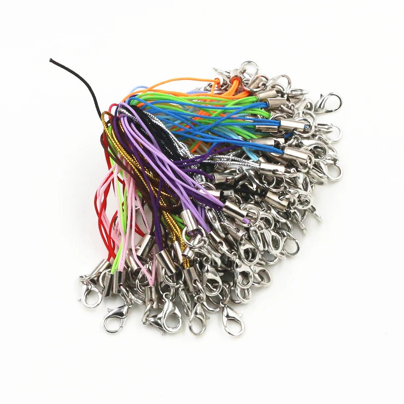 100-Piece Lanyard Strap with Lobster Clasp for Keychains and Bag Accessories