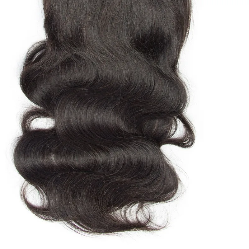 Body Wave 13x4 Lace Frontal Closure Human Hair For Woman Brazilian Virgin Hair Transparent Swiss Lace Pre-Plucked Hairline