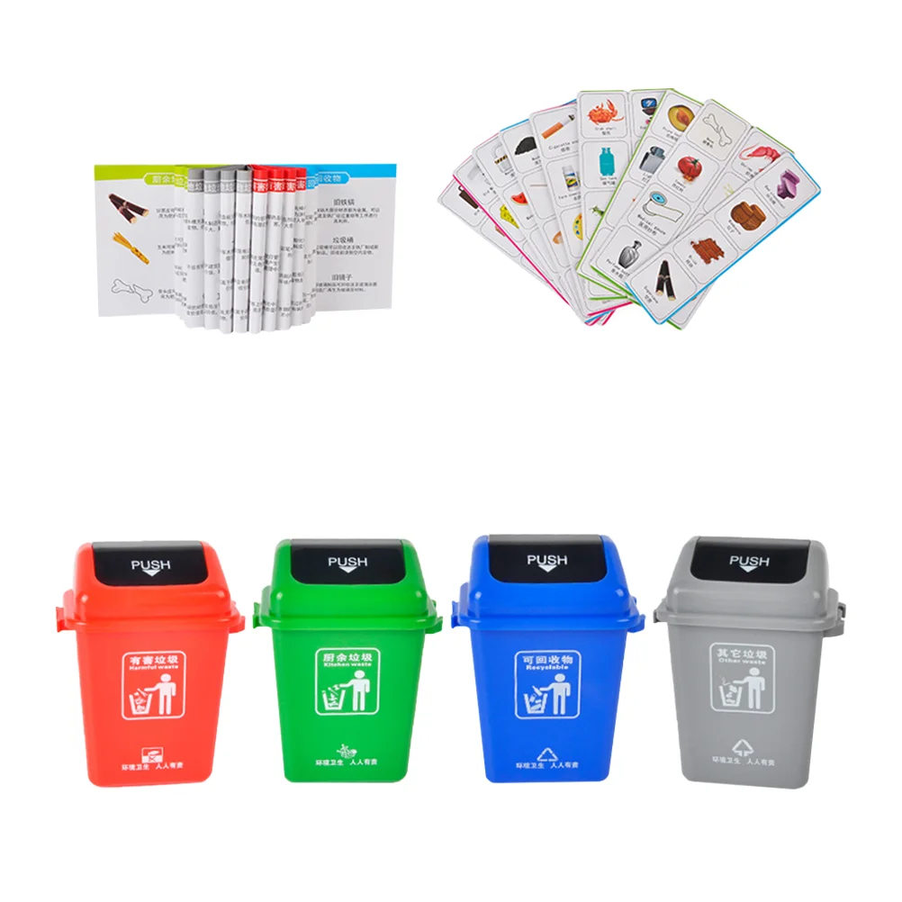 

Garbage Sorting Toys Kids Educational Plaything for Children Mini Can Environmental Protection Games