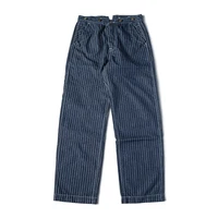 Non Stock Retro 1920s Wabash Stripe Railroad Work Pants Vintage Mens Workwear Jeans 1