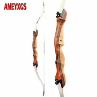 Youth Bow Archery Recurve Bow 10-20lbs Right Hand 48/54Inch Maple Laminate Bow for Adults Begin Training Target Practice 1
