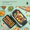 Electric Grill Smokeless Constant Temperature Adjustable Temperature Uniform Heat Removable Electric Grill for Home Cooking 2