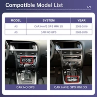 Road Top Radio Multimedia Linux Touch Screen For Audi A5 2008-2016 Wireless CarPlay Android Auto Airplay Car Player Function - Image 2