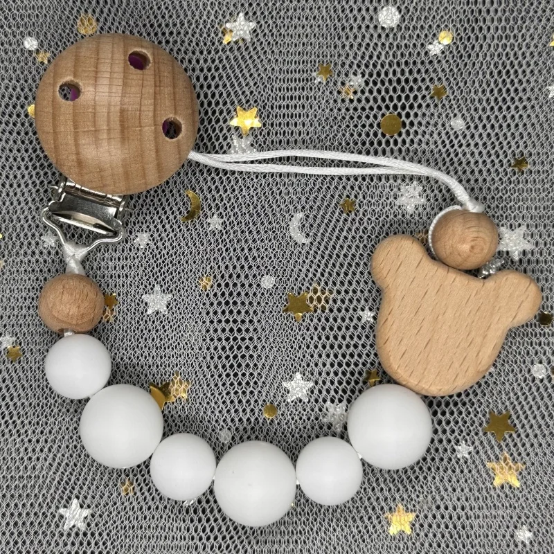 Custom pacifier clip