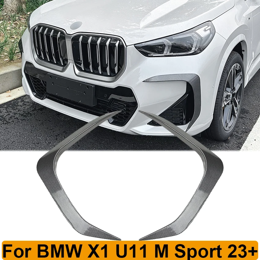 

Сплиттер для переднего бампера BMW X1 U11 M Sport 2023 +, сплиттер, патрубок, впускная противотуманная рама для вентиляционного отверстия, спойлер, комплект кузова, автомобильные аксессуары