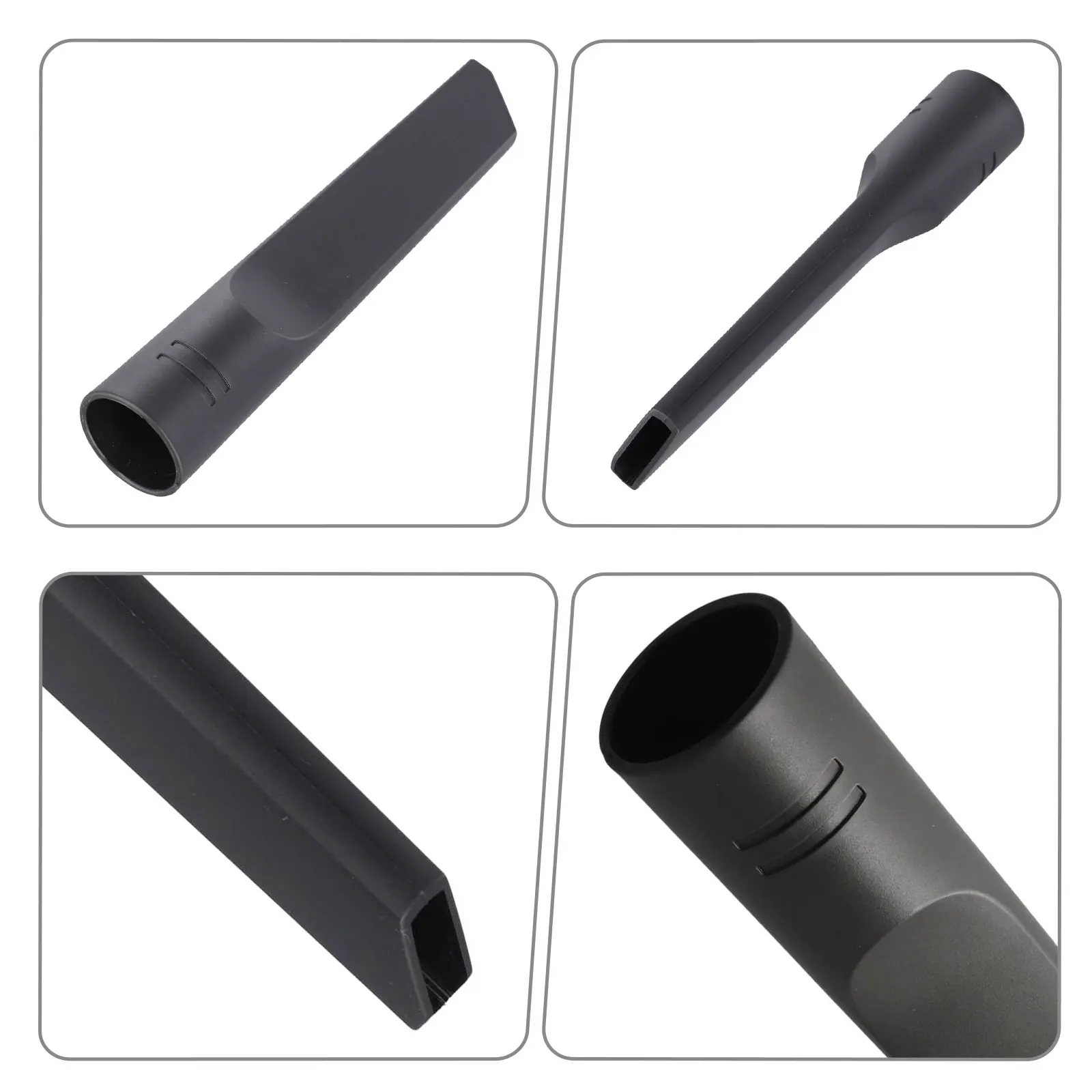 1 Pc 35mm Flache Saugkopf Düse Staubsauger Fugen Ersatz Werkzeug Port Ecke Nook Cranny Werkzeug Zubehör Teile schwarz – Detail 2