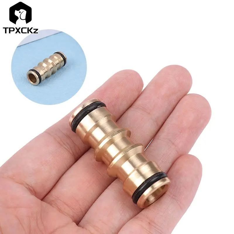 

Durable Brass Hose Quick Connector Water Stop Fitting Copper Thread Tap Coupling Garden Watering Adapter Connector Fitting