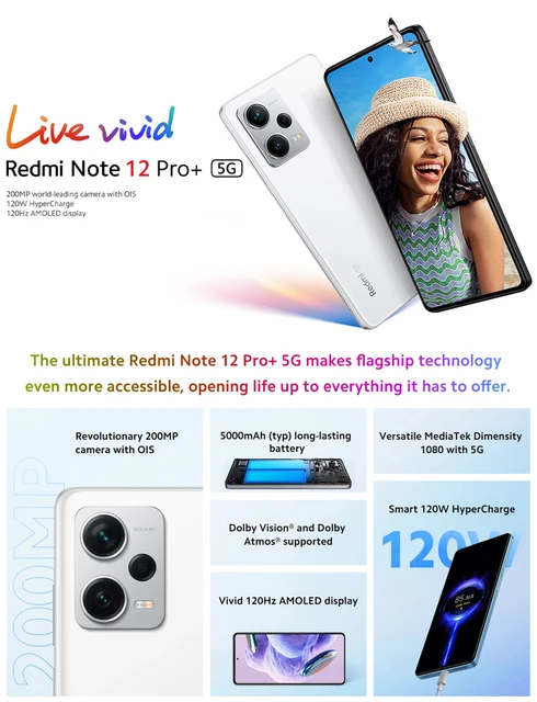 Xiaomi Redmi Note 12 Pro Plus 5G 8/256GB – The PhoneTastic Shop