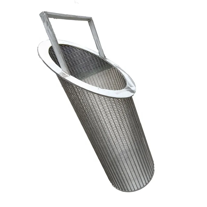 

stainless steel filter wire mesh screen wedge wire screen cylinder basket