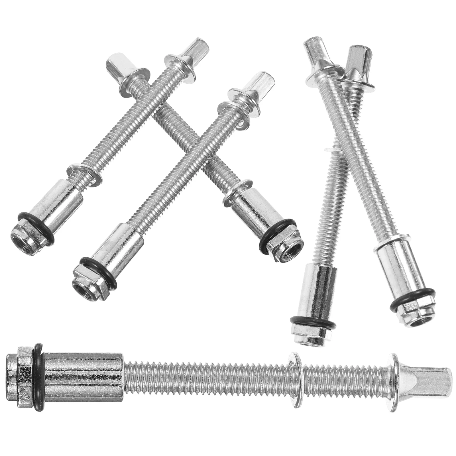 

6 Pcs Drum Screw Fittings Jazz Tension Rods Snare Screws Repair Kit Metal Hardware
