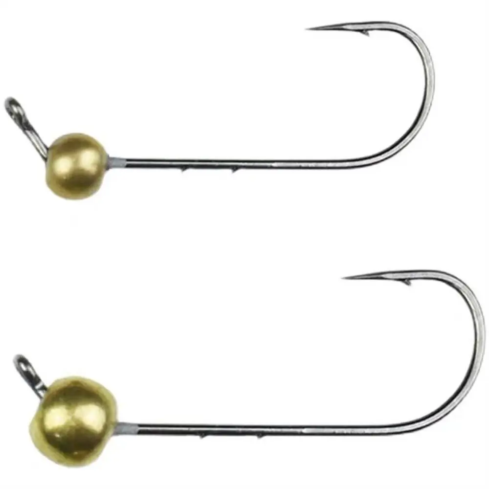 

20Pcs Barbed Jig Head Hook Fishing Tackle Micro Mini Exposed Head Hook Copper 0.5g-4g Jig Fishhook Trout