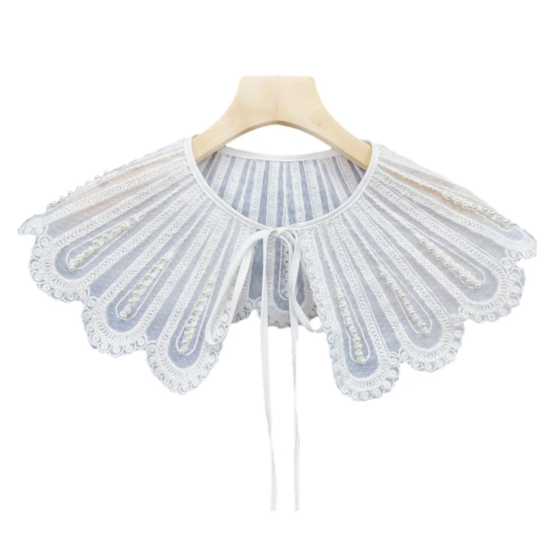 

Rippled False Collar Female Universal Decorative Sweater Collar Accessory