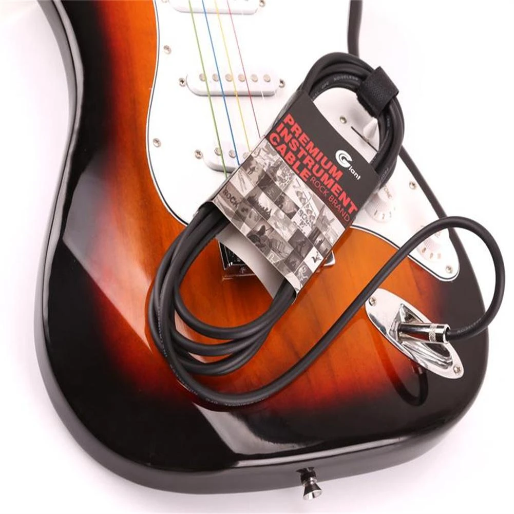 Núcleo de de 6,35mm, Cable de guitarra eléctrica, reducción de ruido, línea de transmisión de Audio, accesorios para instrumentos eléctricos| | - AliExpress