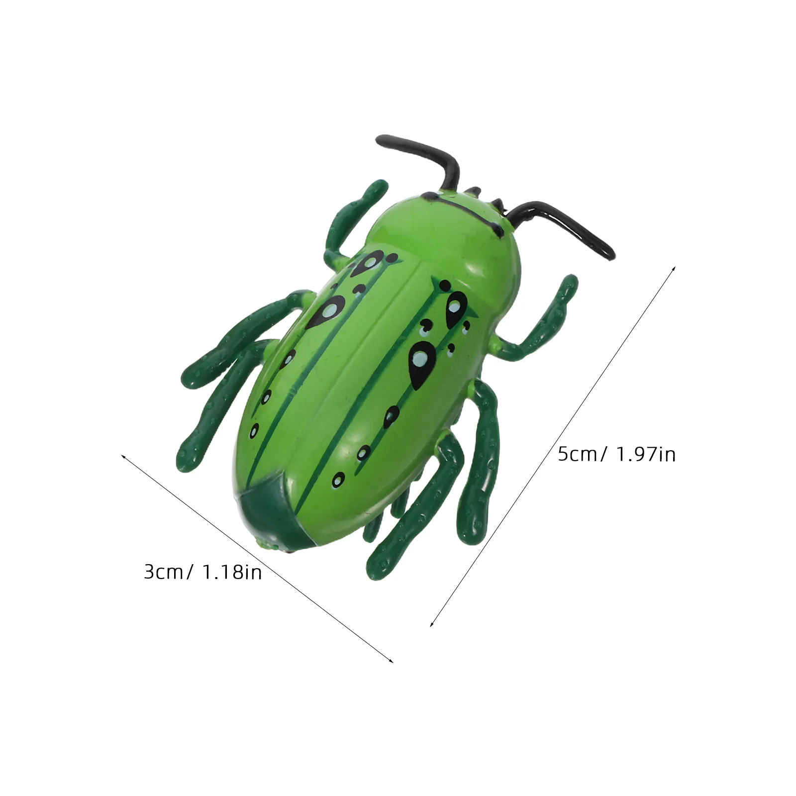 4개입 전동 움직이는 벌레 모양 시뮬레이션 자동 인터랙티브 고양이 장난감 미니 버튼 배터리 포함 고양이 티저 장난감