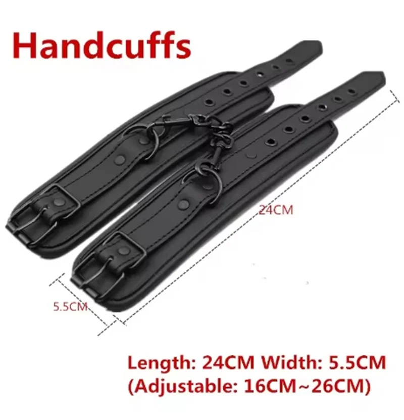 Bondage Sex Toys BDSM Sex Restrsaints Erotic Adults Toys Handcuffs Ankle Cuffs Collar Sex Toy Adults Games Sex Leather