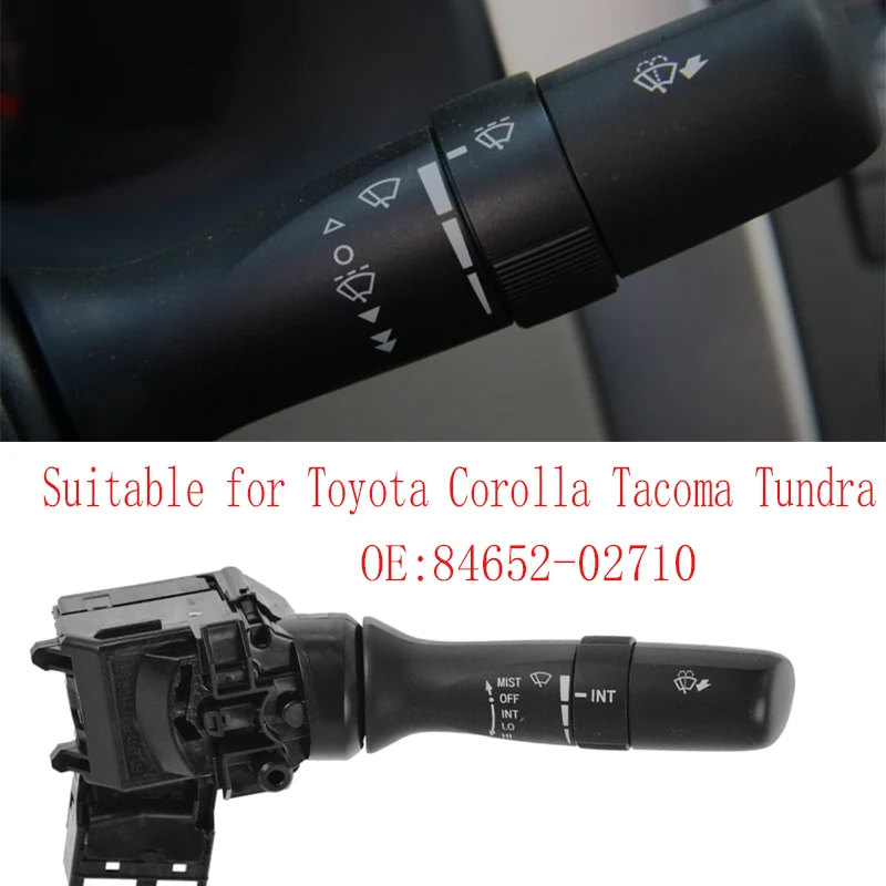 

Подходит для Toyota Corolla 84652-02710, Tacoma Tundra front переключатель стеклоочистителей лобового стекла assembly, автомобильные аксессуары