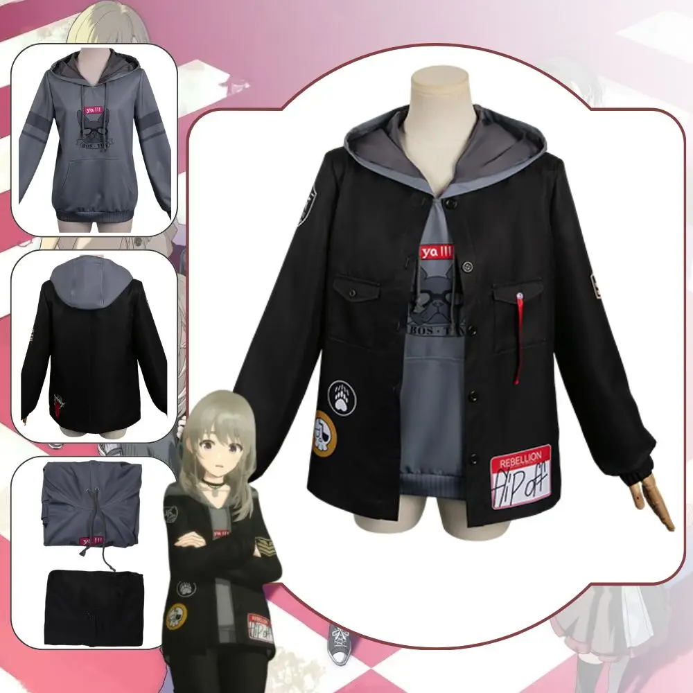 

Momoka Kawaragi Girls Band Cry Cosplay Fantasia Costume Disguise for Women Jacket Hoodie Anime Outfits Halloween Carnival Suit