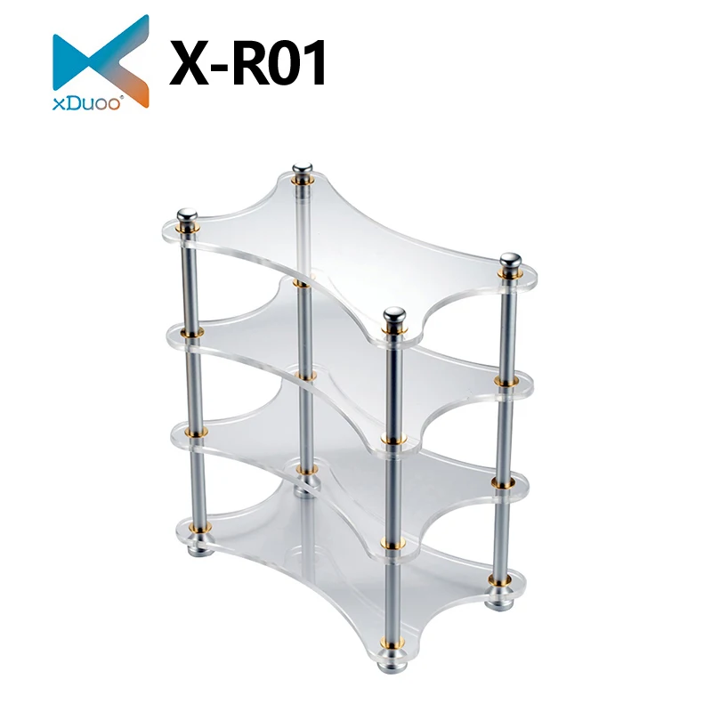 XDUOO X-R01 다층 아크릴 XR01 HIFI 랙 쌓기에 작은 Amps, 디코더 MT-602 MT-604 MU-604 등.