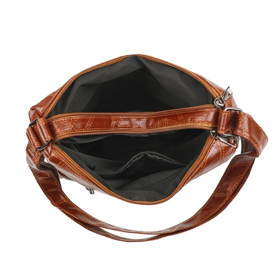 2 Main Pockets Purses and Handbags Pu Leather Crossbody Bags for Women Mom Designer Shoulder Messenger Bag Sac A Main New