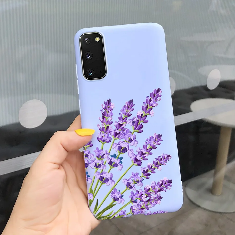 Fashion Girl Flower Candy Color Silicone Phone Case