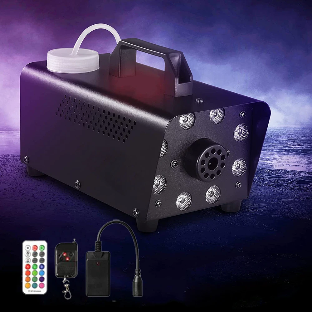 Effetto Rgb Led Light Fog Machine Mini Fog Smoke Machine Per Natale Halloween Ktv Dj Disco Wedding Party Stage