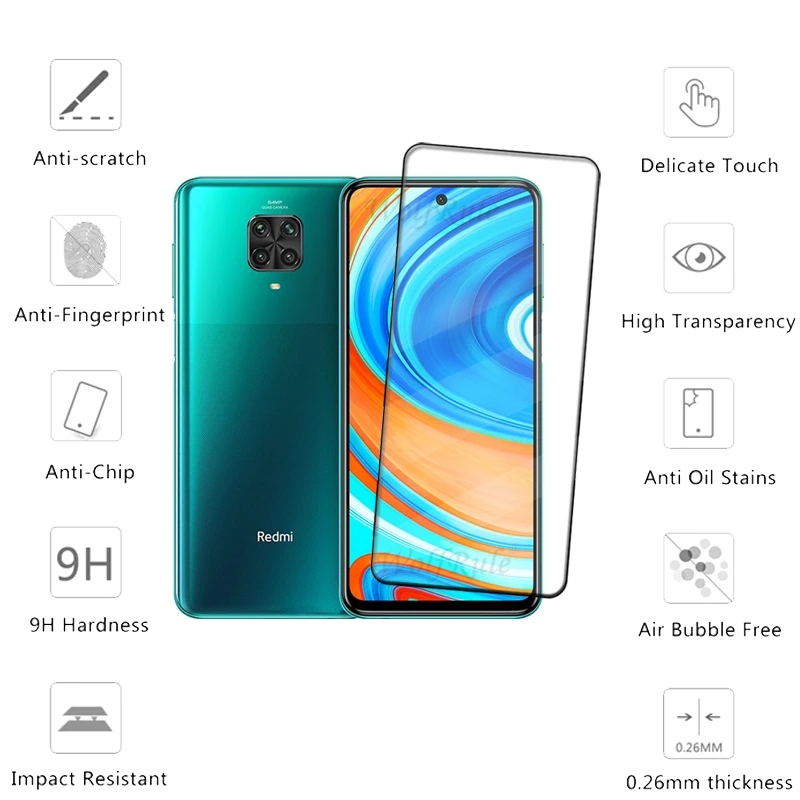 Premium Full Cover Tempered Glass Screen Protector - 9H Hardness