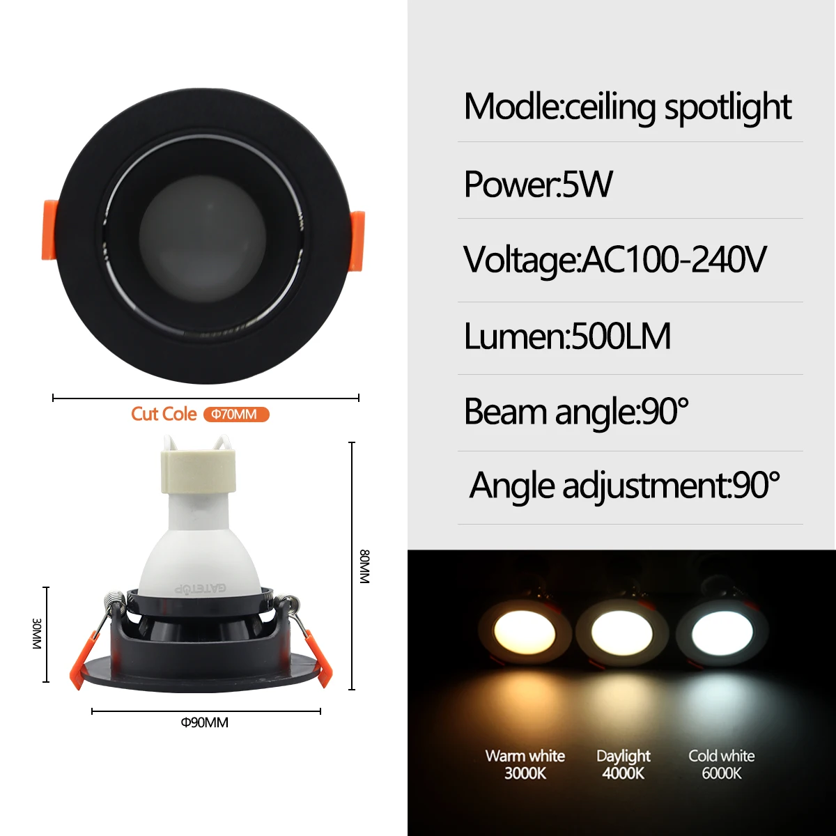 Circular 5W Black