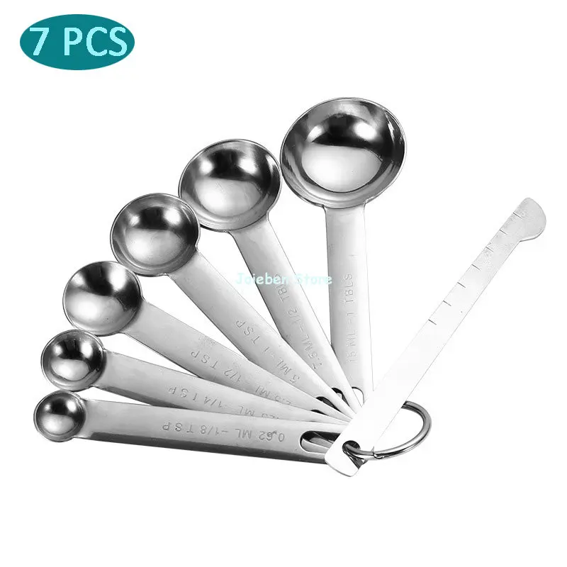 STAINLESS STEEL MEASURING SPOON SET (1/4, 1/2, 1 TSP, 1 TBSP)