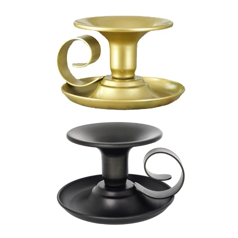 Iron Candlestick Stand European Style Candle Holder for Wedding Valentines Day Housewarming Gifts Party Dinning Decor 270F