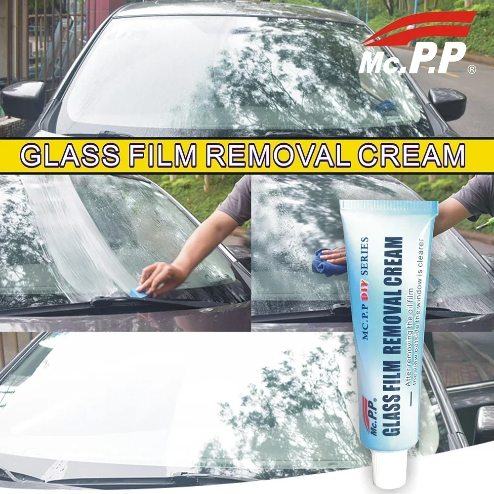 Car Glass Polishing Degreasing Cleaner Oil Film Cleaning And Polishing Paste For Bathroom Windows Windshield Windshield Car Care