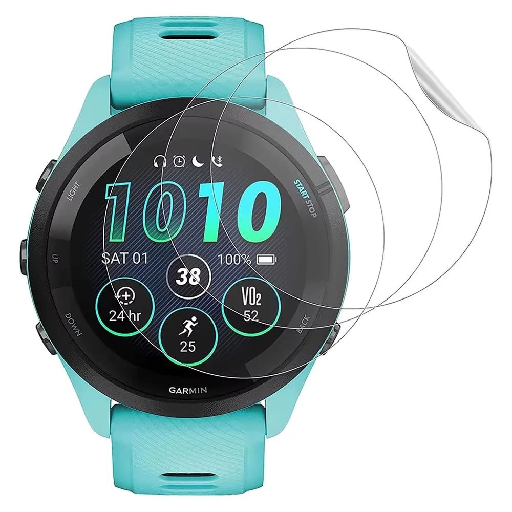 Garmin Forerunner 255S 265 735XT 945 965 Tactix 7AMOLED Vivoactive 3 Enduro 2 화면 보호기용 1/2/3Pcs 하이드로겔 필름