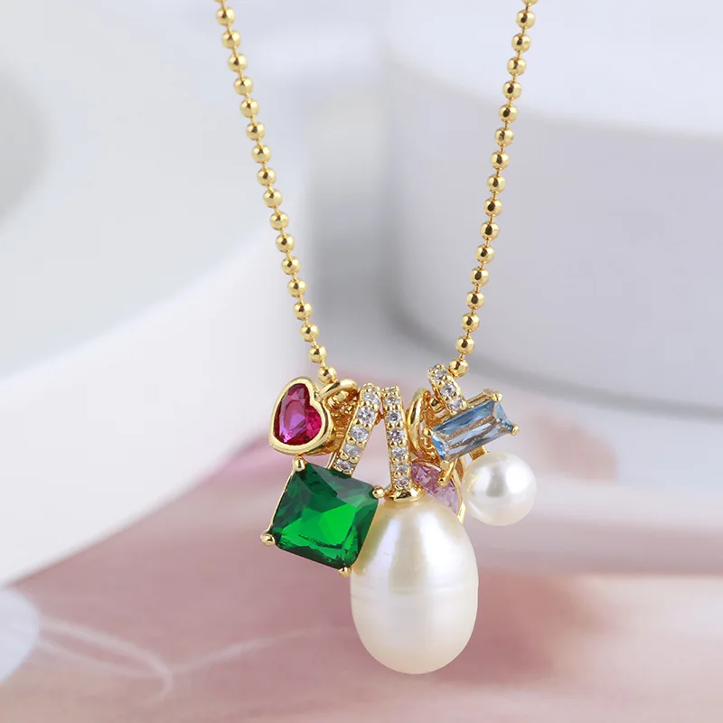 Colgante Perla De Cultura Agua Dolce Blanca Y Oro Amarillo 375/1000 - BPS K269 W - Blue Pearls