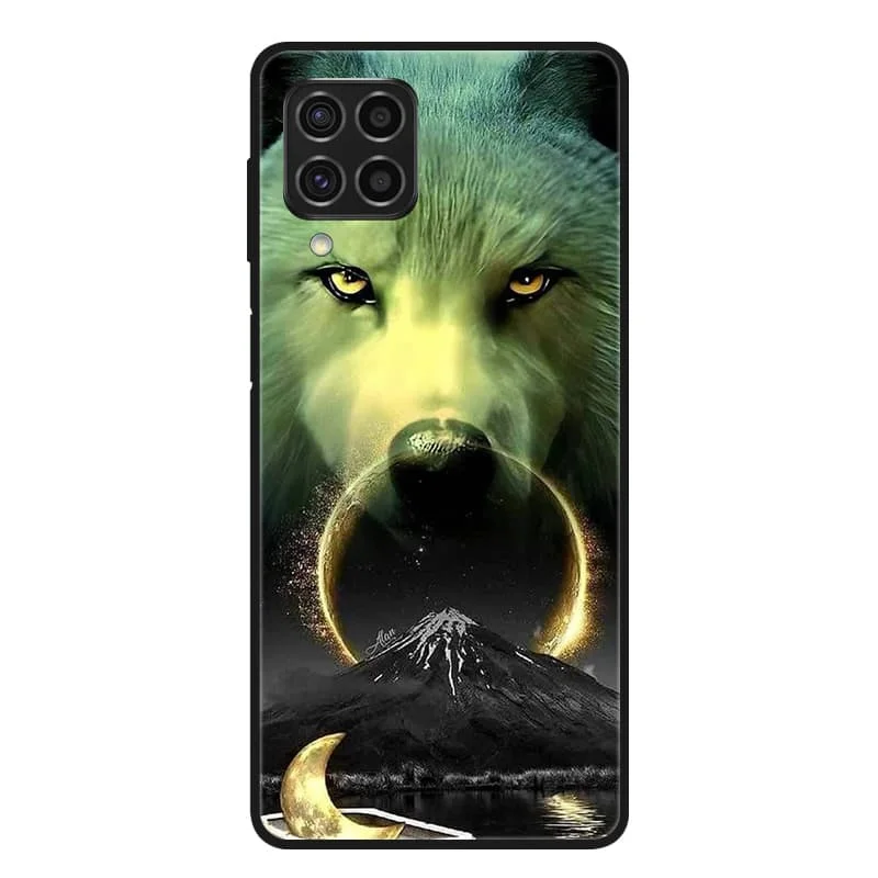 Black Shockproof Case Cover for Samsung Galaxy - Durable Protective Back Shell