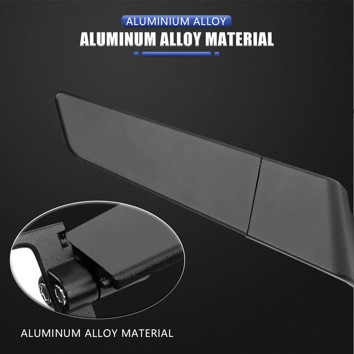 Motorcycle Side View Mirror For Kawasaki Z1000 Z900 Z800 Z750 Z650 Z400 Z300 Z250 Z125 Rearview Mirrors Kits Rotate Adjustable 5