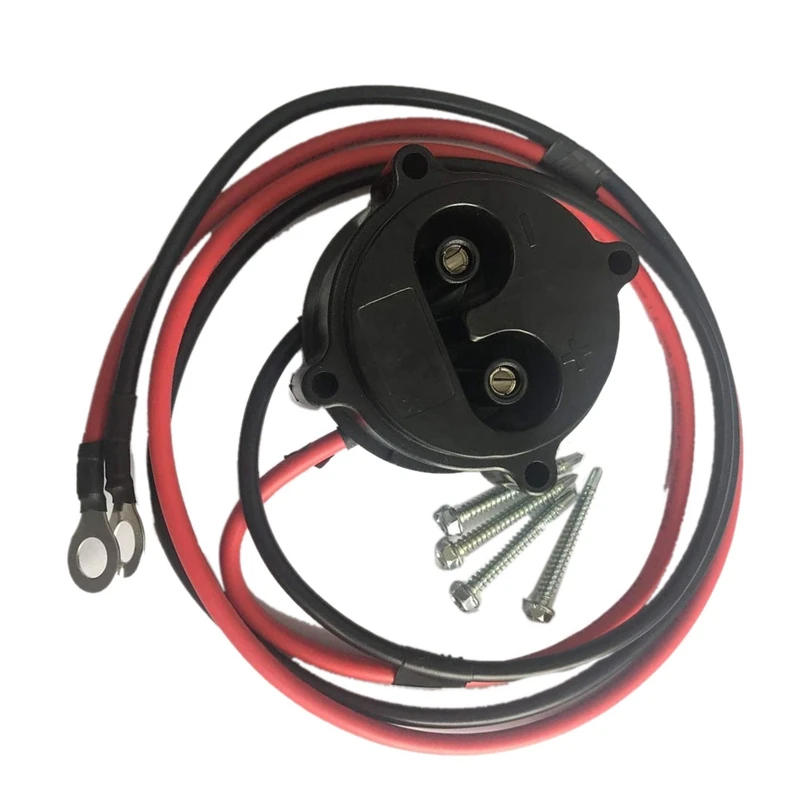 골프 카트 MAC DC 충전기 콘센트, 야마하 일렉트릭 G19 G22 용 전선 포함, 48V JR1-H6181-02-00