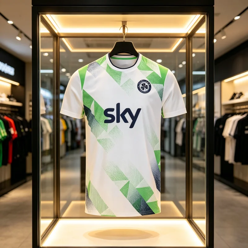 2026 Neues irisches Fußballtrikot für Erwachsene – Atmungsaktives, bequemes Familien-Trainings- und Alltags-Trikot im Y2K-Stil für Kinder und Erwachsene