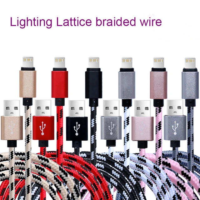 USB Charger Cable For iPhone 14 13 12 11 Pro XS X XR 6 6S 7 8 Plus SE iPad  Fast Charge Mobile Phone Data Cord Wire Long 1M 2M 3M - AliExpress