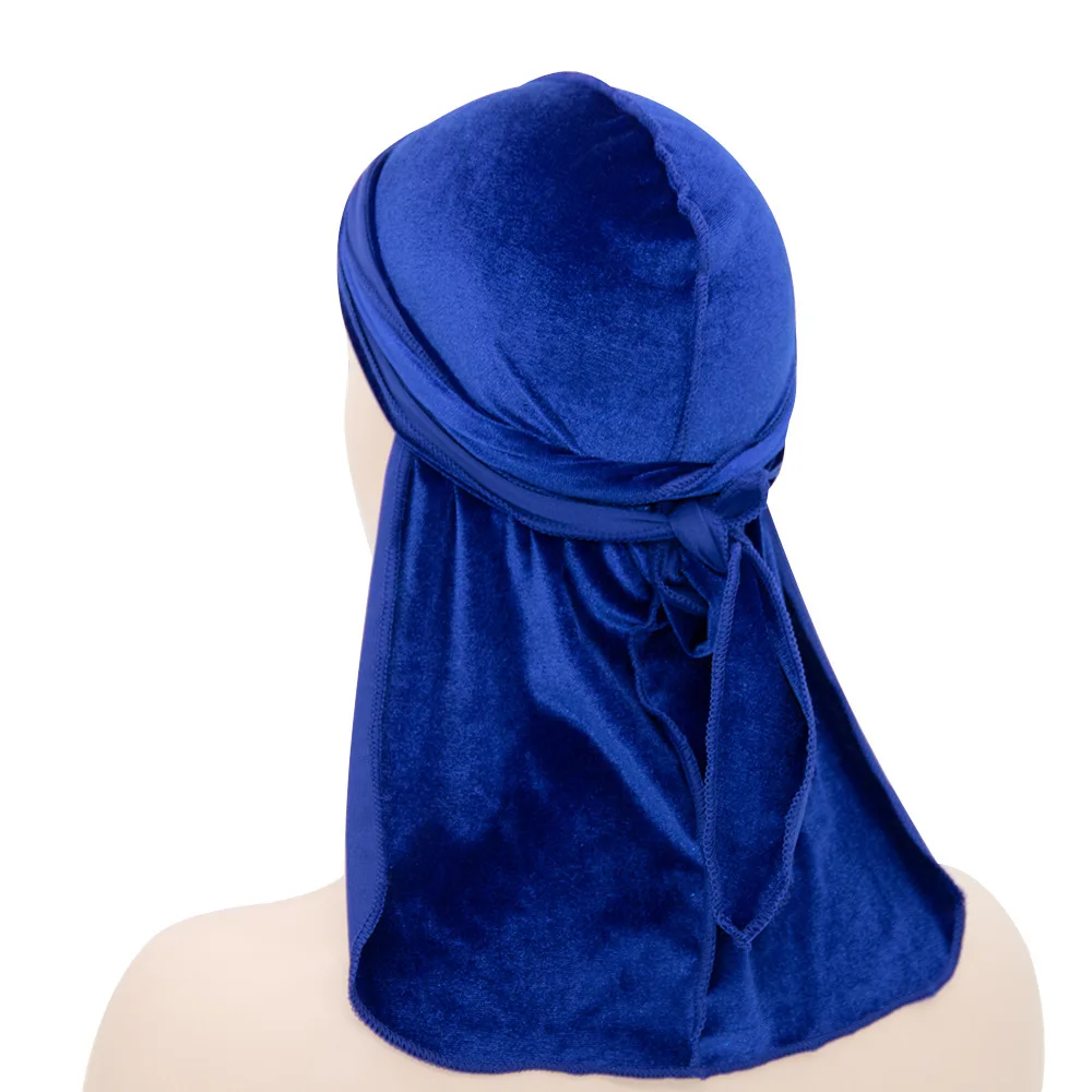 Snatched Flames Purple Velvet Durag - Wave cap