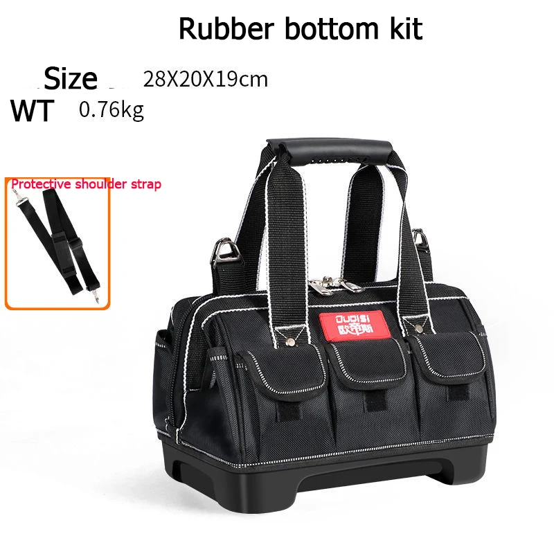 tool chest Tool Bag Thickened Fabric Electrician Bag 1680D Oxford Waterproof Wear-Resistant Strong Anti-Fall Storage Toolkit best rolling tool box Tool Storage Items