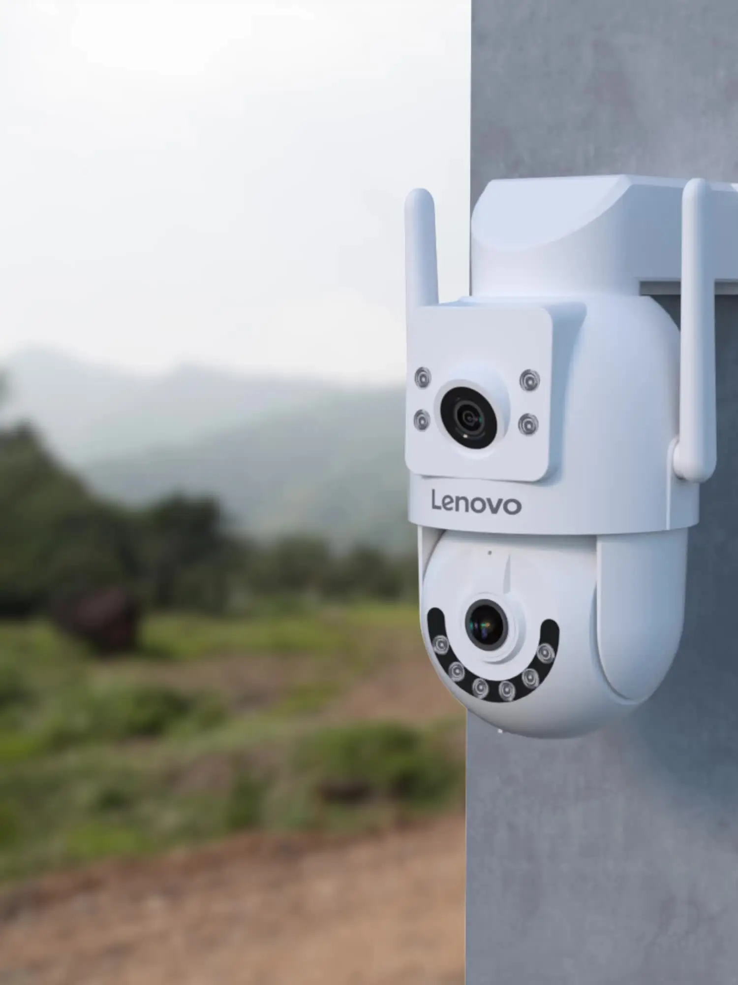 Lenovo 4K WiFi Surveillance Camera 5G Wifi Outdoor Dual Lens PTZ