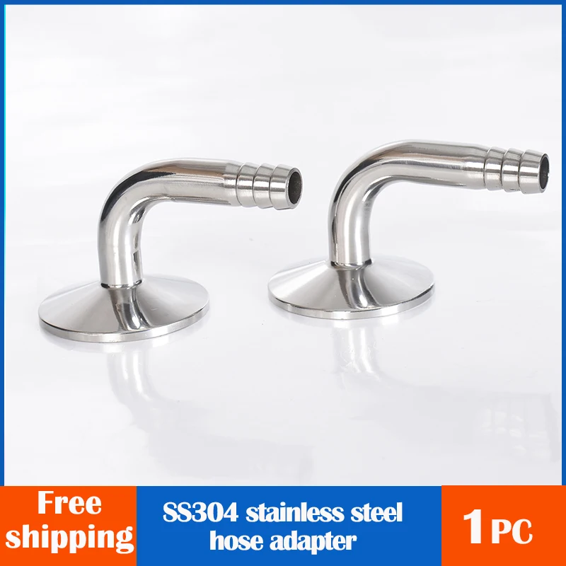 Conector de Mangueira de Carregamento Rápido Sanitário de Ss304 90 Graus Dobrar Bebidas Adaptador de Vinho Aço Inoxidável o