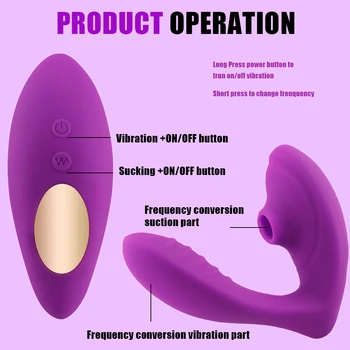 Vagina Sucker Vibrator Oral Sex Suction Clitoris Stimulation Female Masturbation Erotic Sex Toys for Women 5