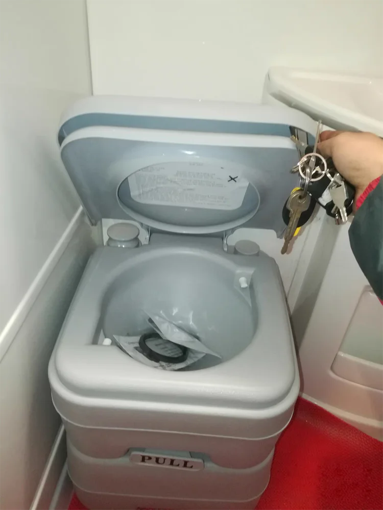 Outdoor Camping Portable Toilet Adult Children Movable Toilet Camping For Home Hospital Travel Capacity 20L Load 150kg