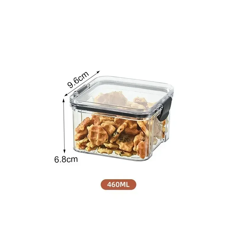 Kitchen Multigrain Snack Sealed Storage Box Dried Fruit Dried Goods Jar Drawer Storage Container Moisture Proof Box Plastic BEST SELLERS
