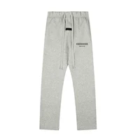 Pantalon classique en velours à imprimé lettres, pantalon de sport décontracté de haute qualité avec logo, pantalon à coupe droite, ensemble sweat à capuche pour hommes et femmes 5