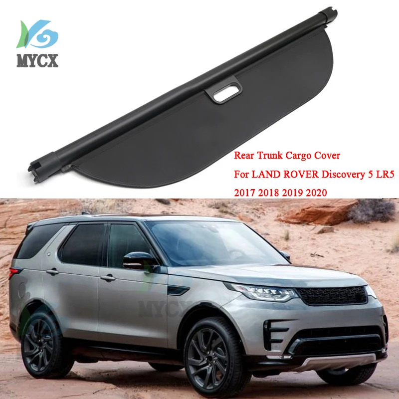 

Багажник заднего багажника для LAND ROVER Discovery 5 LR5 2017 2018 2019 2020 2021, высококачественный автомобильный защитный щит, аксессуары, черный