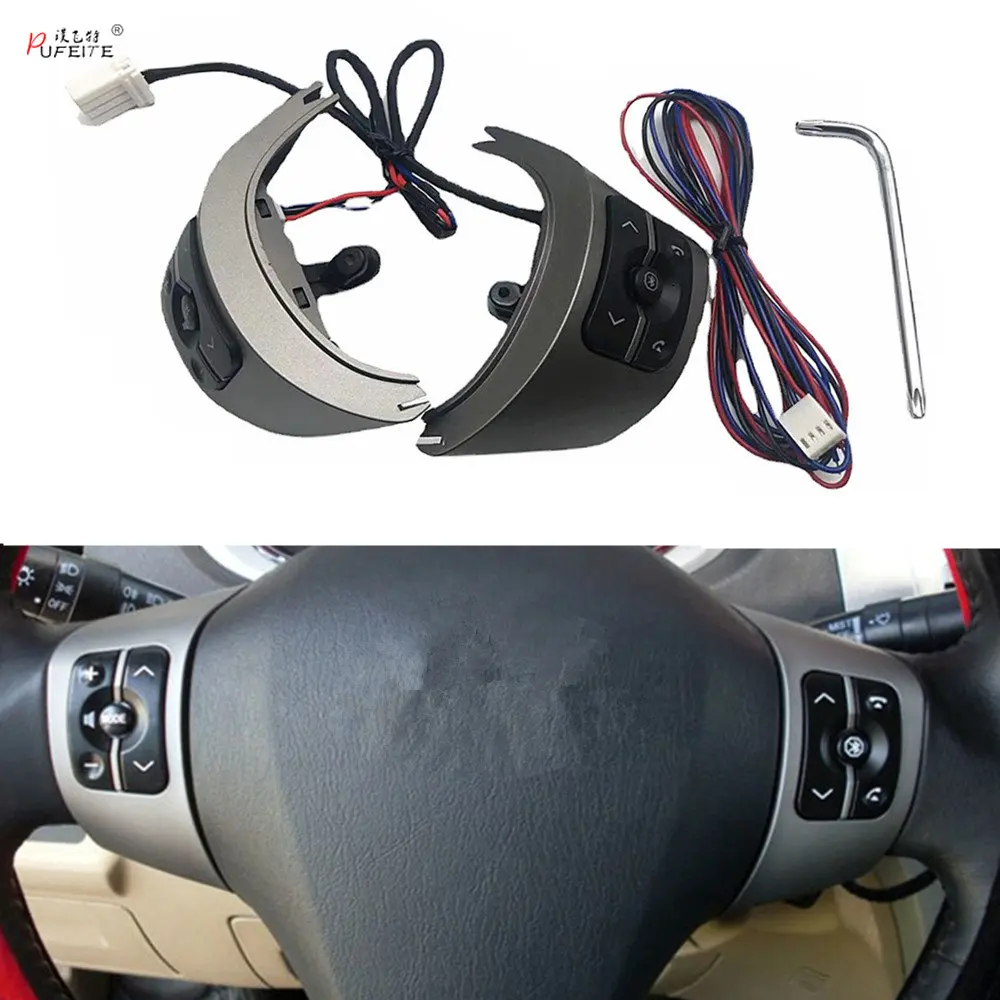 Steering Wheel Control Buttons Volume Music Audio Button Switch Car Accessories Kit Backlight for Great Wall M4 M2 M1 C30 C20R steering wheel controller