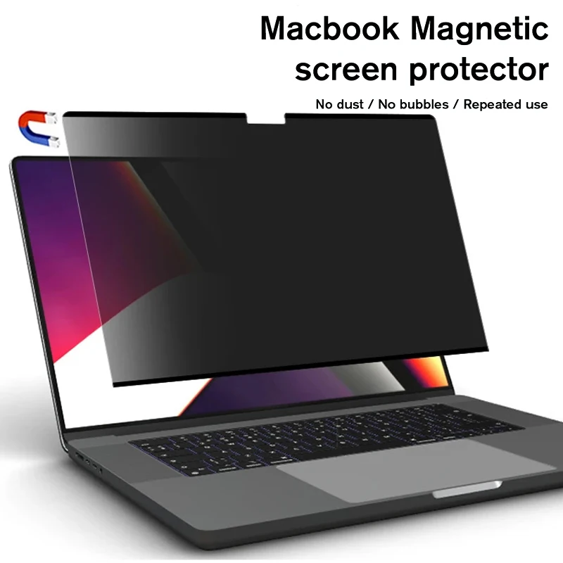 Magnetic Privacy Screen Protector For Macbook Air 13 M1 M2 Pro 13 12 14 15 16" Privacy Protection Filter Anti-spy Anti-peep Film